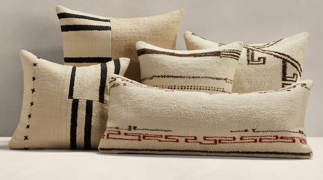 Textile Decor Burlap Lined Linen Throw Pillow Cases