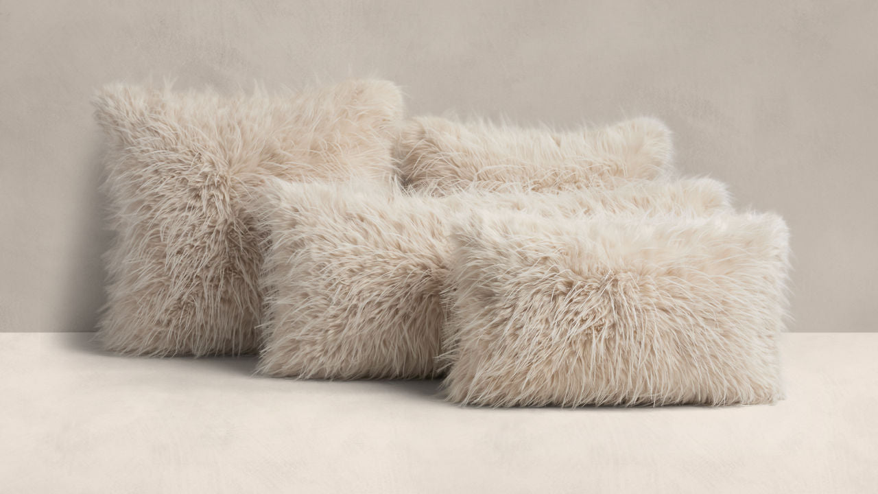 Tipped faux fur throw hot sale