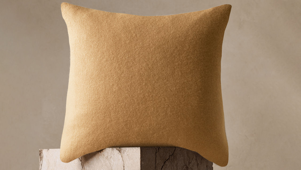 24X24 Camel Jute Floor Pillow With Handle